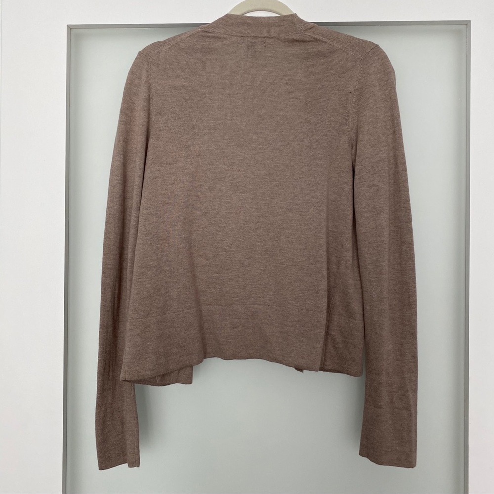 GAP tan silk blend crystal embellished cardigan sweater size XS - Picture 6 of 10